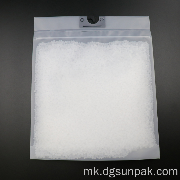 обичај пластична кеса кука матирано заглавие торба за пакување